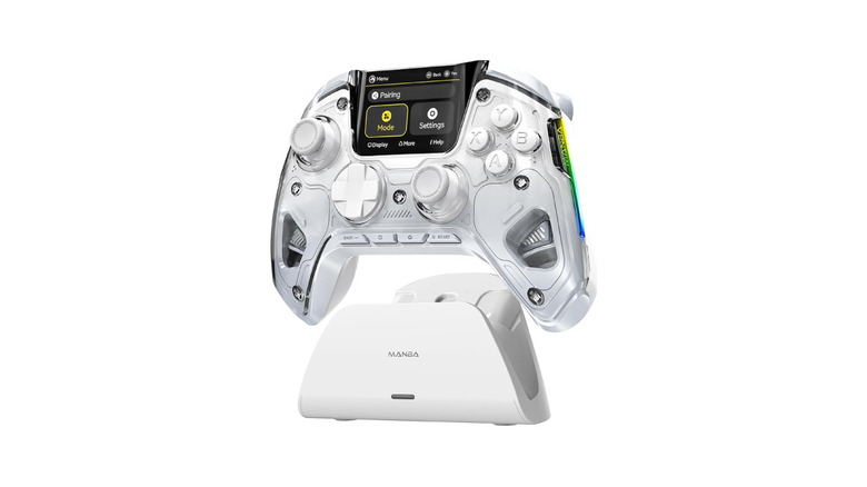 ManbaOne gaming controller with screen