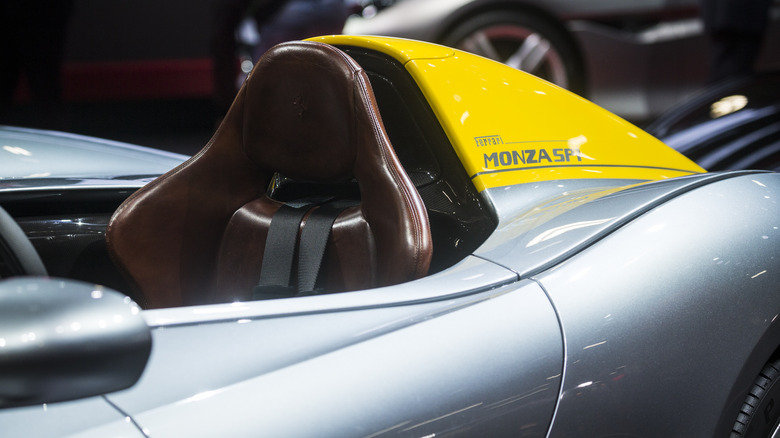 Ferrari Monza SP1 driver's seat