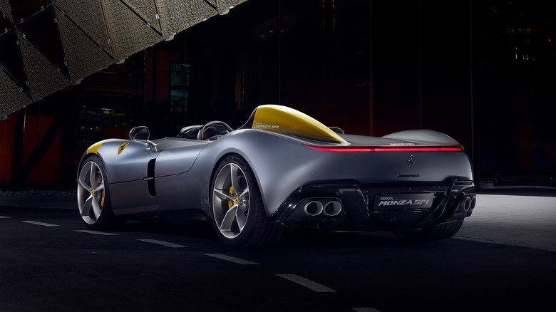 Ferrari Monza SP1 rear 3/4 view