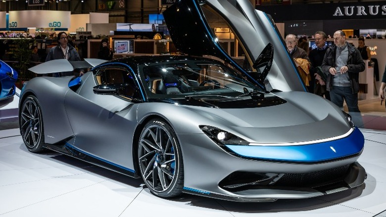 Pininfarina Battista at a show