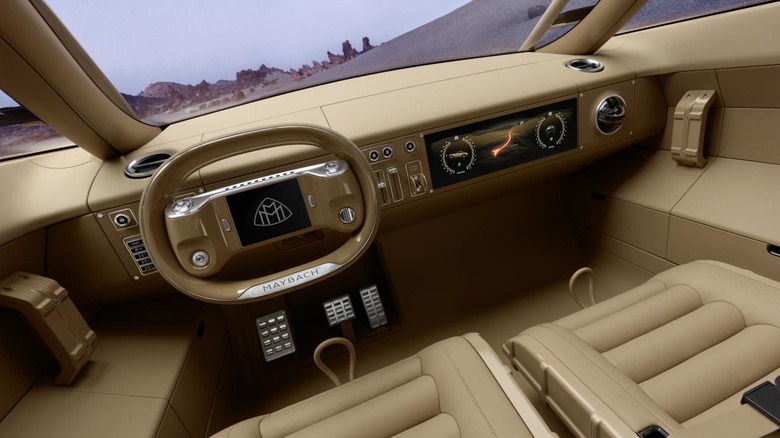 Project Maybach Off-Roader steering wheel and dash