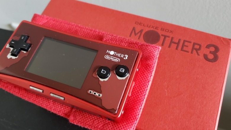 Mother 3 Game Boy Micro and box