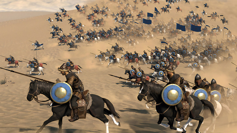 Cavalry in the dessert 