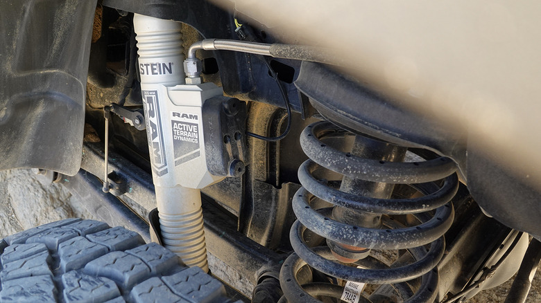 2025 Ram 1500 RHO rear suspension detail