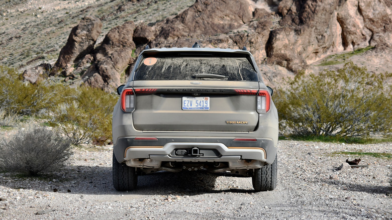 2026 Ford Explorer Tremor rear view.