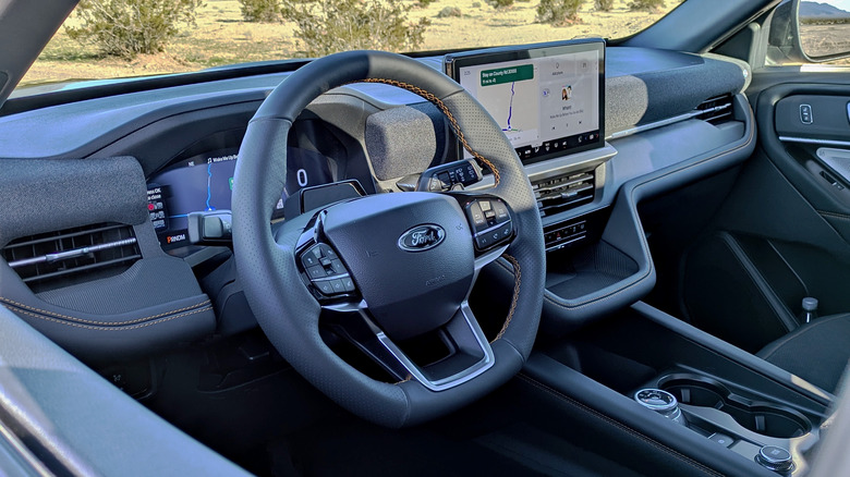 2026 Ford Explorer Tremor interior.