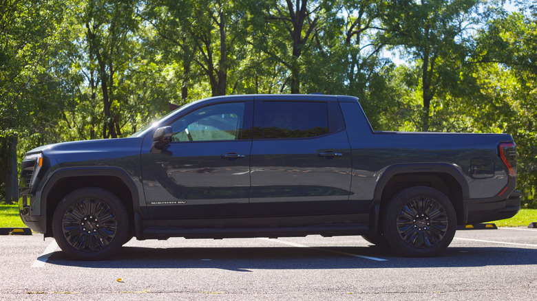GMC Sierra EV profile view