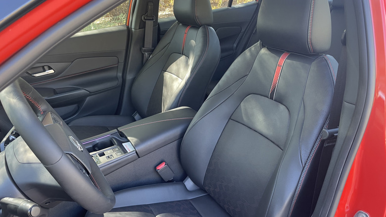 2026 Nissan Sentra SR front seats