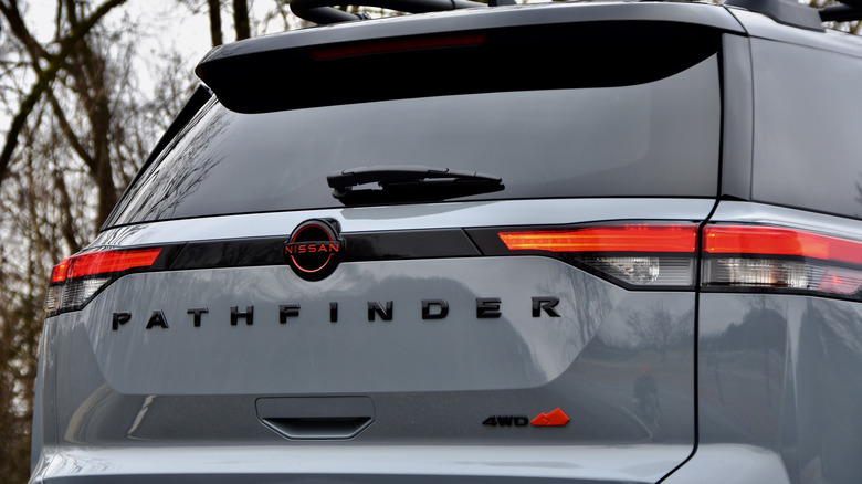 2026 Nissan Pathfinder tailgate.