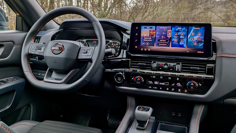 2026 Nissan Pathfinder dashboard.