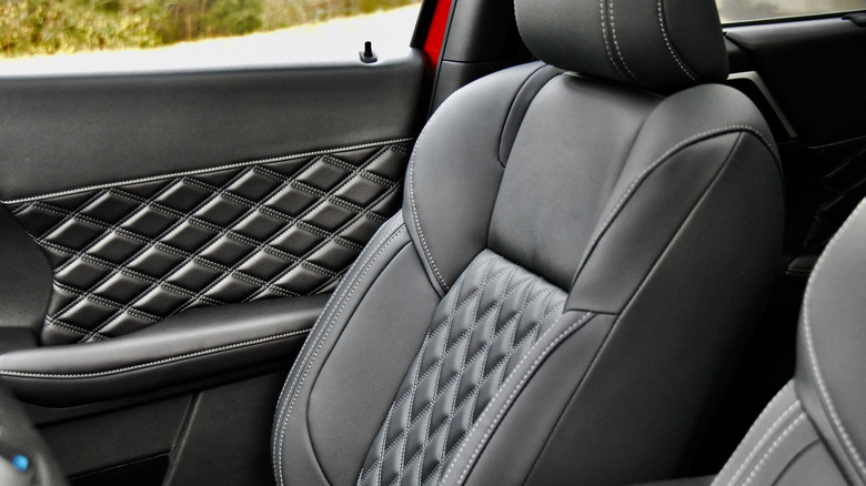 2026 Nissan Rogue Plug-In Hybrid interior detail.