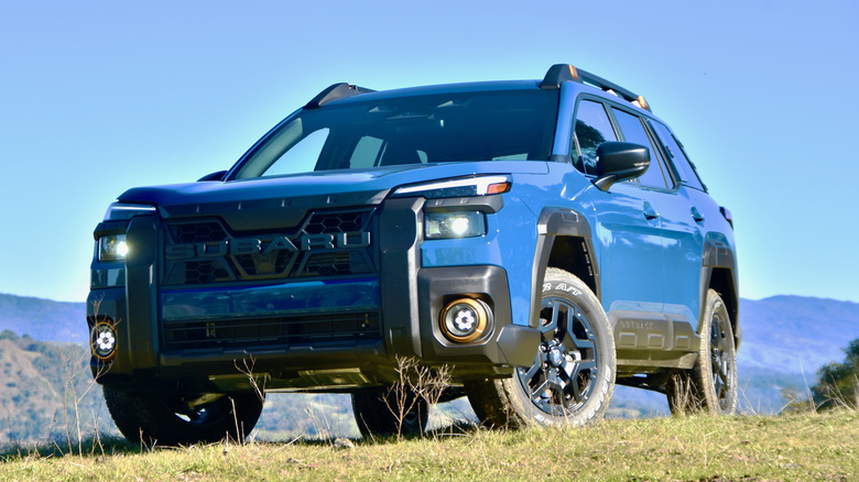 2026 Subaru Outback Wilderness front quarter view.