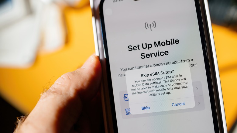 setting up SIM profile
