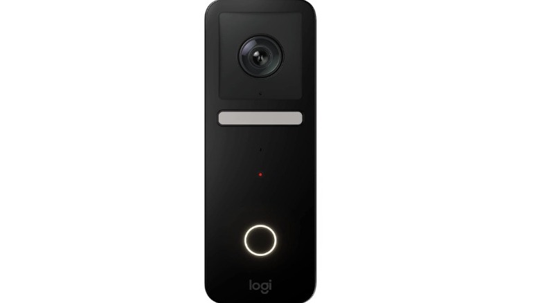 Logitech Circle View Doorbell on a white background