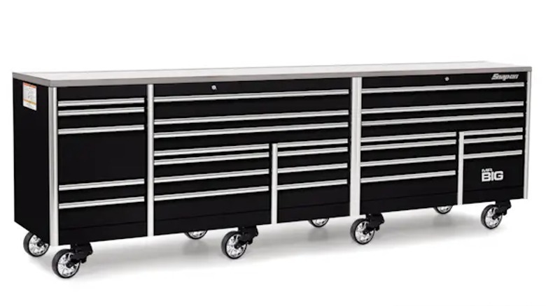 Snap-on 144-inch 26-Drawer Five-Bank EPIQ Series Roll Cab with PowerDrawer