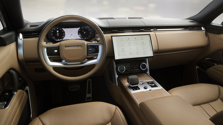 2022 Range Rover dashboard