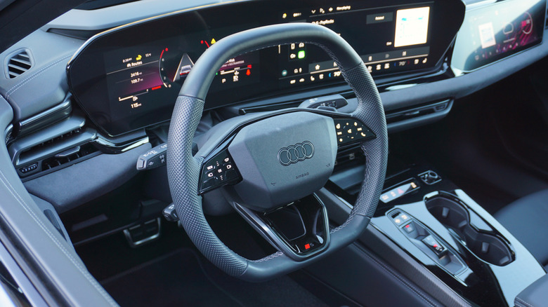 2025 Audi S5 steering wheel