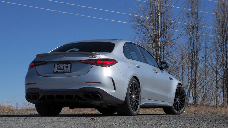 Mercedes-AMG C63 S E Performance rear 3/4