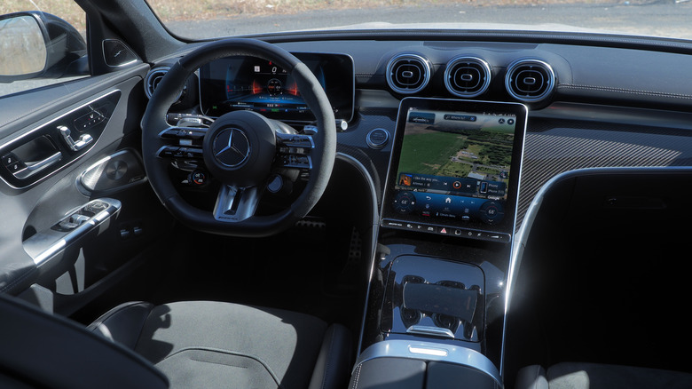 Mercedes-AMG C63 S E Performance dashboard