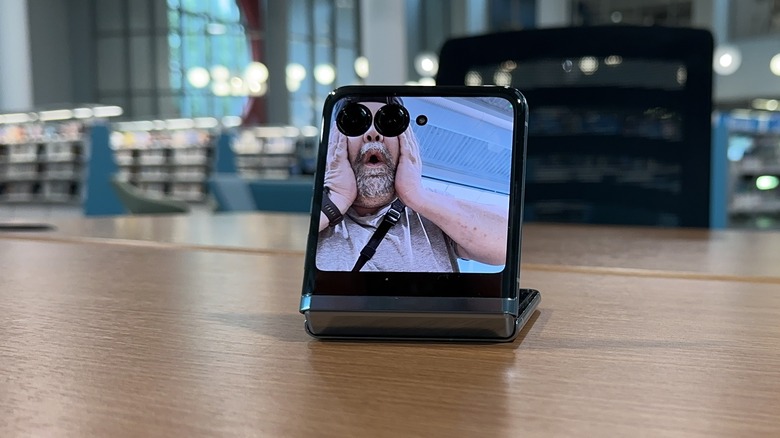 person taking a selfie