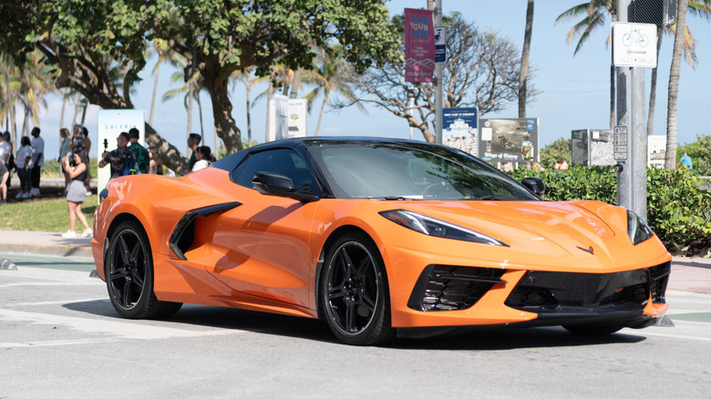 Orange Corvette