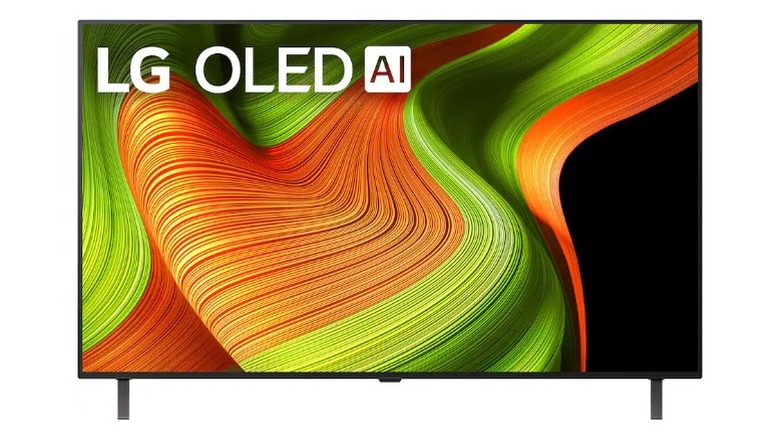 LG B5 OLED TV on a white background