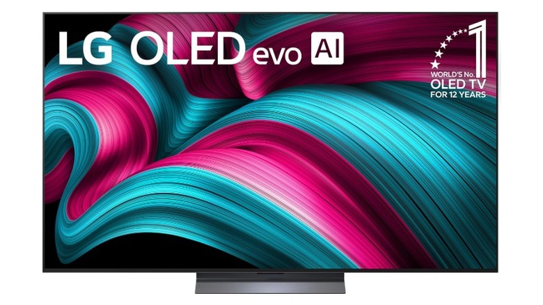 LG C5 OLED TV on a white background