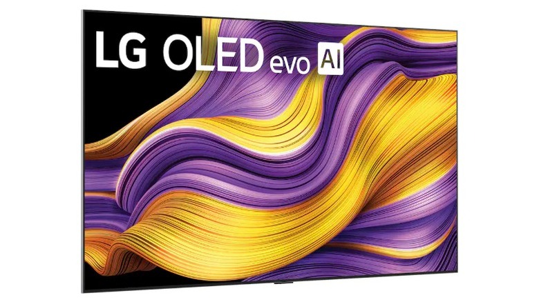 LG G5 OLED TV on a white background