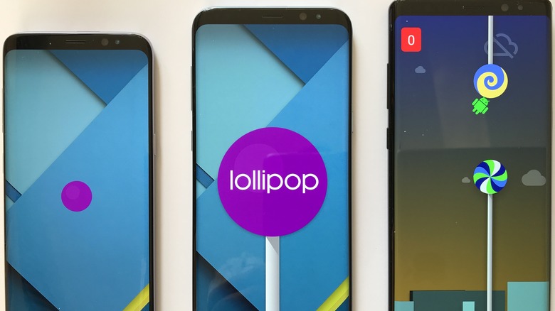 Android Lollipop Easter egg on phones 