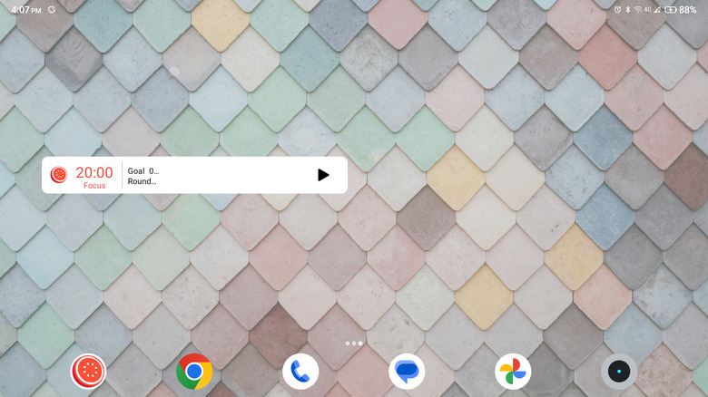 focus keeper android widget