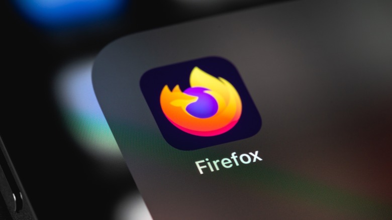 firefox app icon on phone