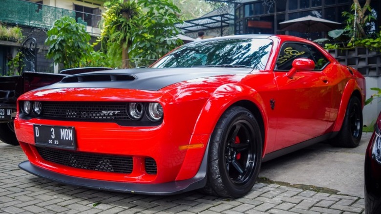 Dodge Challenger SRT Demon parked