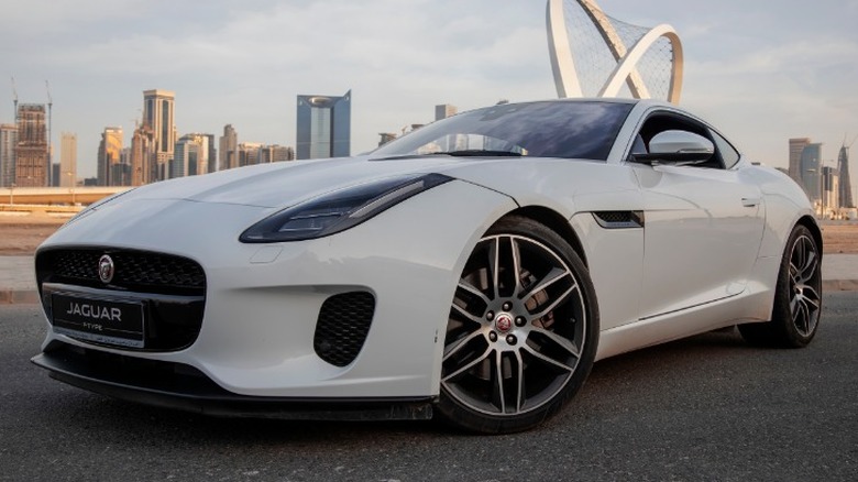 Jaguar F-Type parked