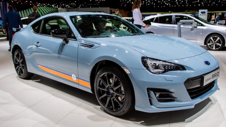Subaru BRZ in car show