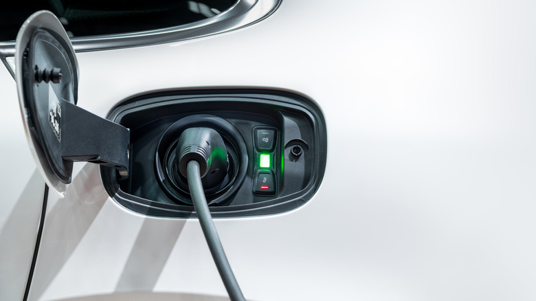 A car charging 