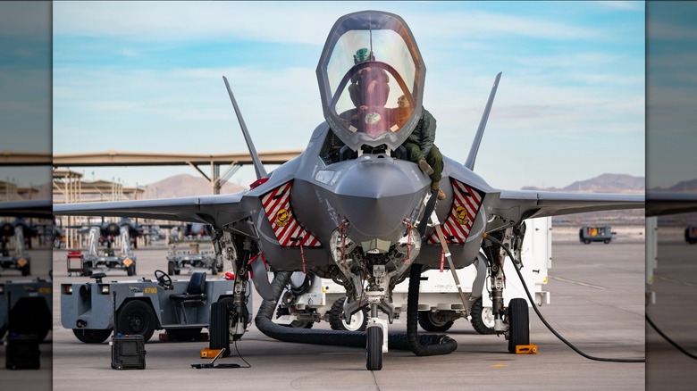 F-35 Undergoing Maintenance