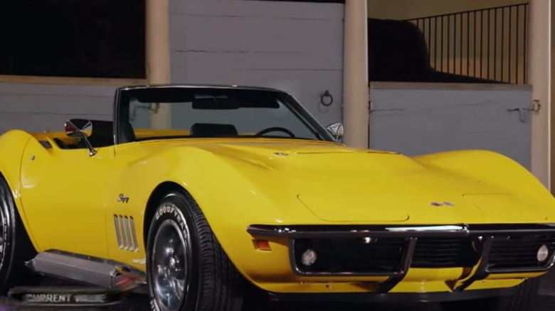 Guy Fieri yellow 1969 Corvette