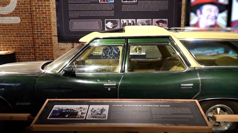 John Wayne's Pontiac Grand Safari on display in museum