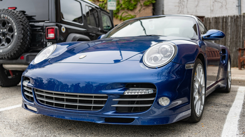 Porsche 911 Turbo S on street