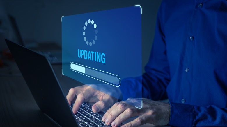 laptop updating