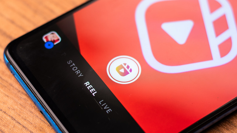 Instagram Reels interface