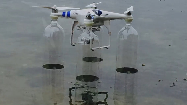 drone 3d print collars bottles
