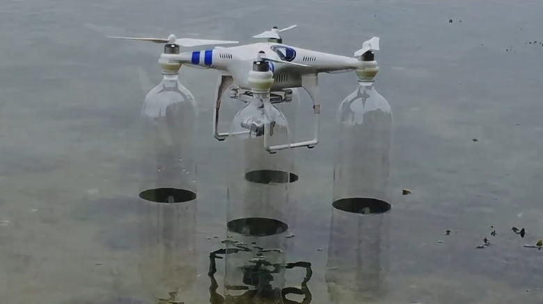 drone 3d print collars bottles