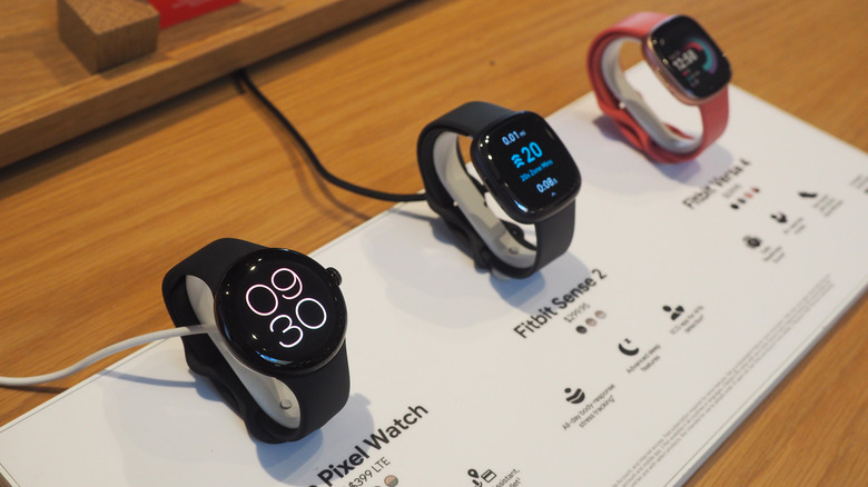 Google Pixel Watch and Fitbits