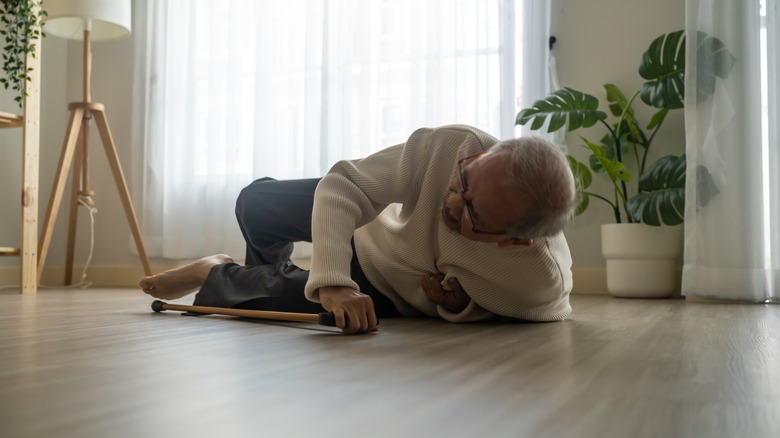 old person on the ground