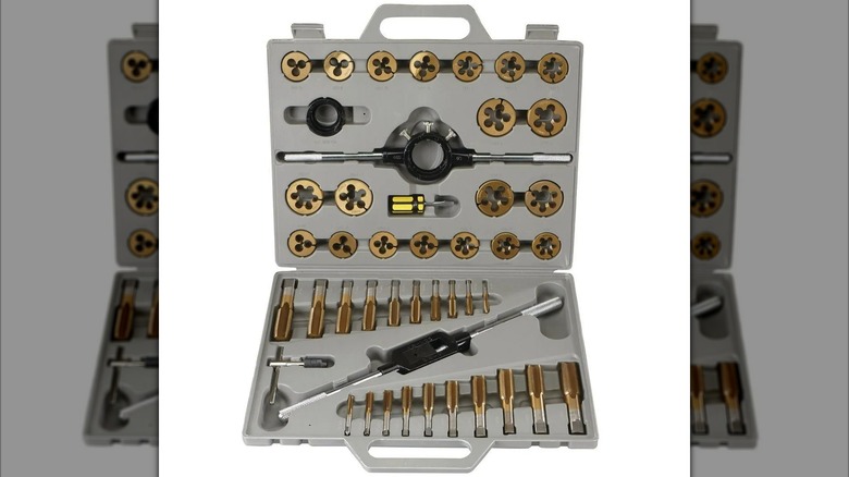 A stock image of a Pittsburgh Tap and Die Set
