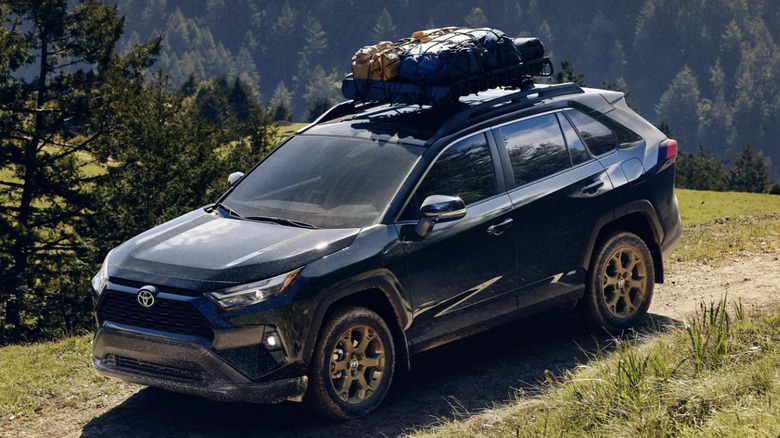Toyota Rav4 Hybrid driving off-road