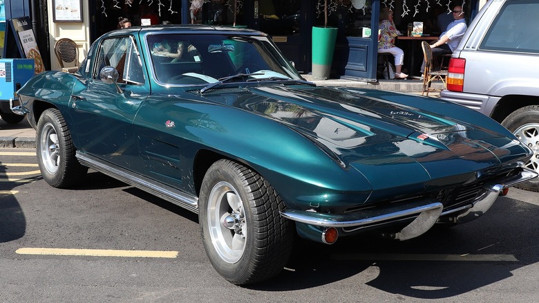 Dark Green 1964 Chevrolet Corvette Sting Ray Coupe 