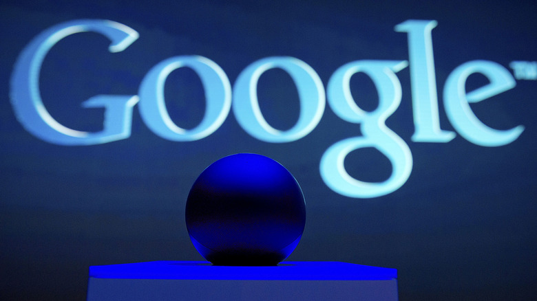 Google Nexus Q on pedestal