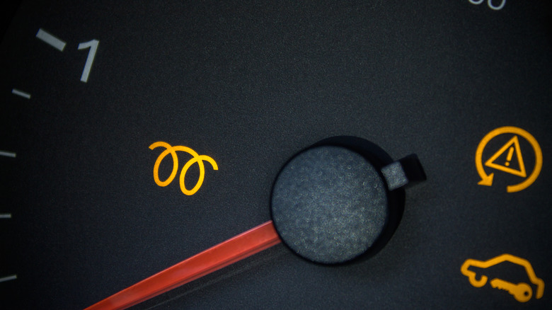 glow plug indicator light